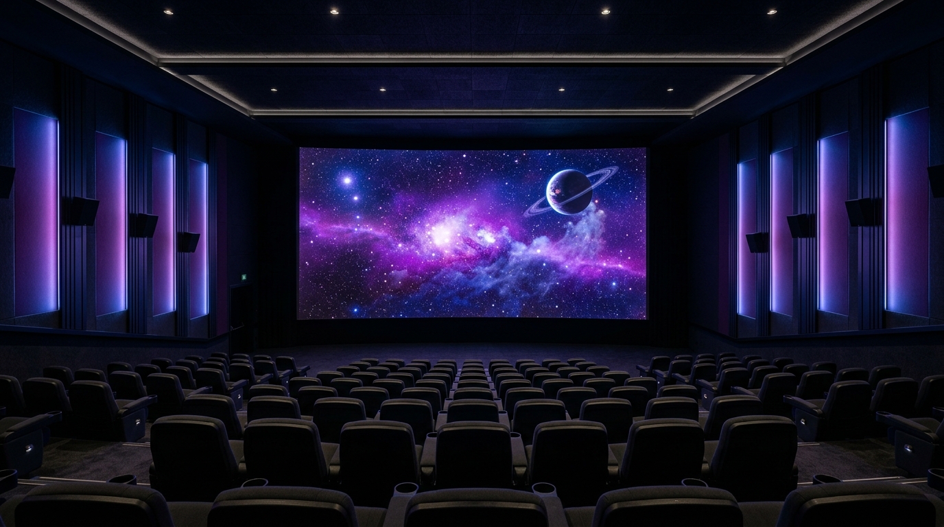 Salle de cinéma ICE Theaters et galaxie immersive
